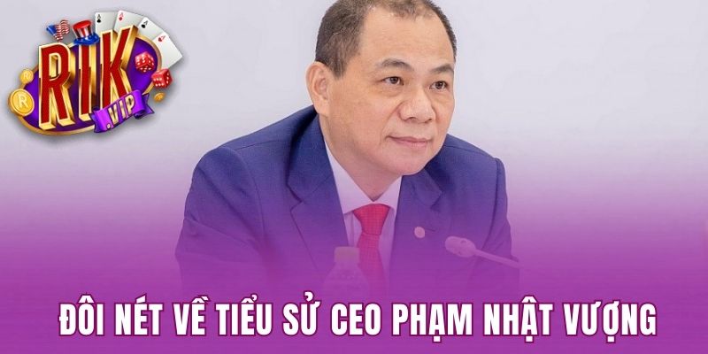 Đôi nét về tiểu sử CEO Phạm Nhật Vượng