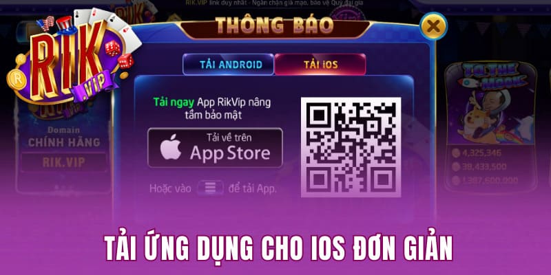 Tải ứng dụng cho iOS đơn giản